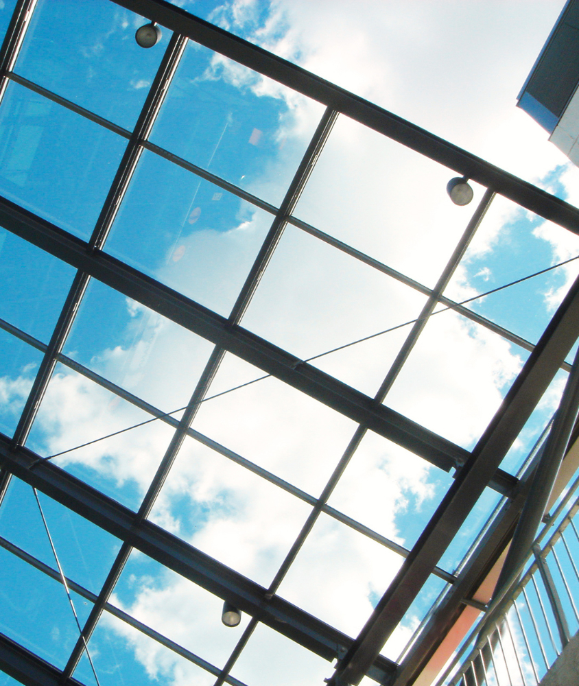 teto de vidro em Ipatinga